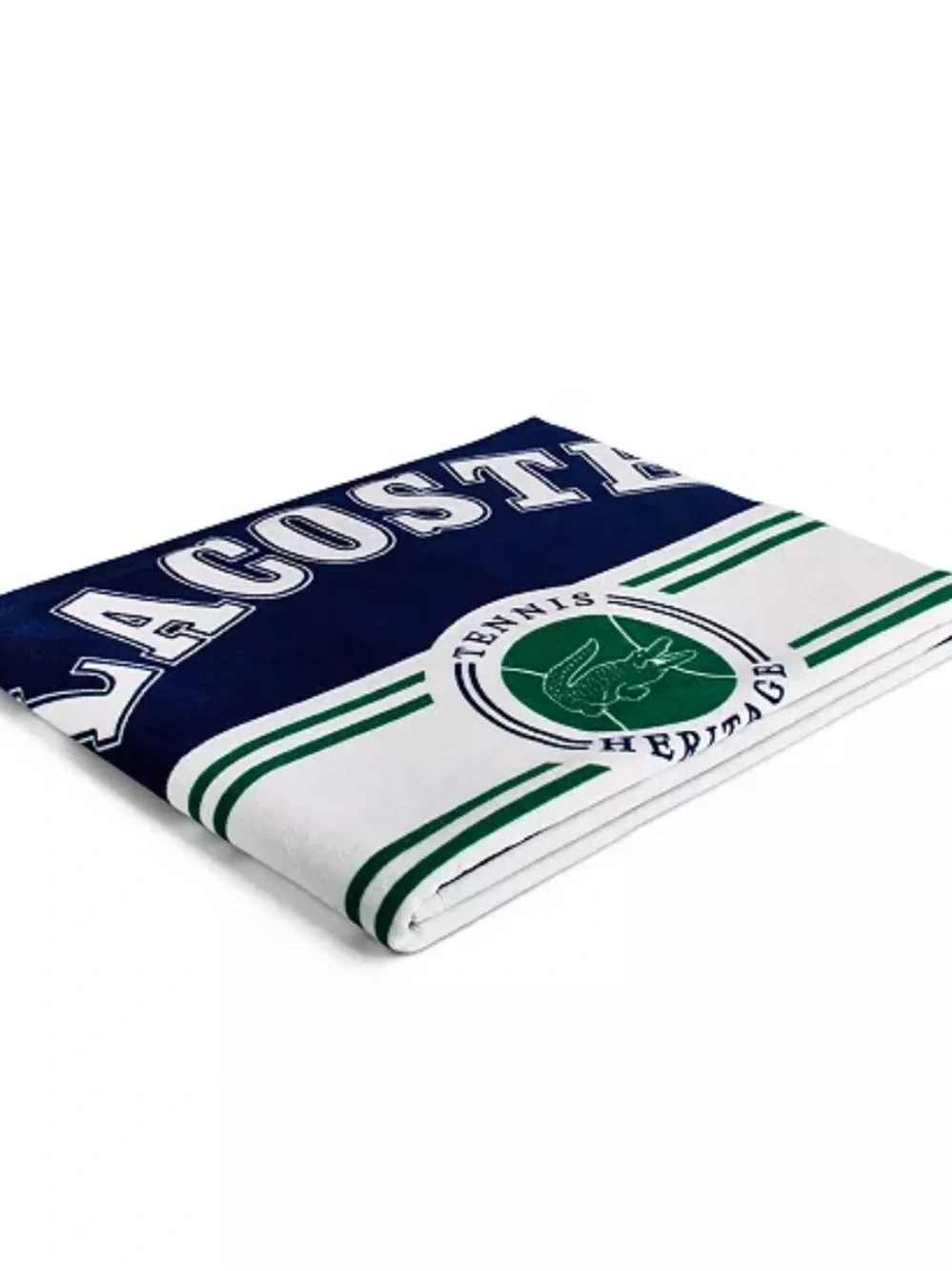 Lacoste Single Badge Cotton Beach Towel, 36